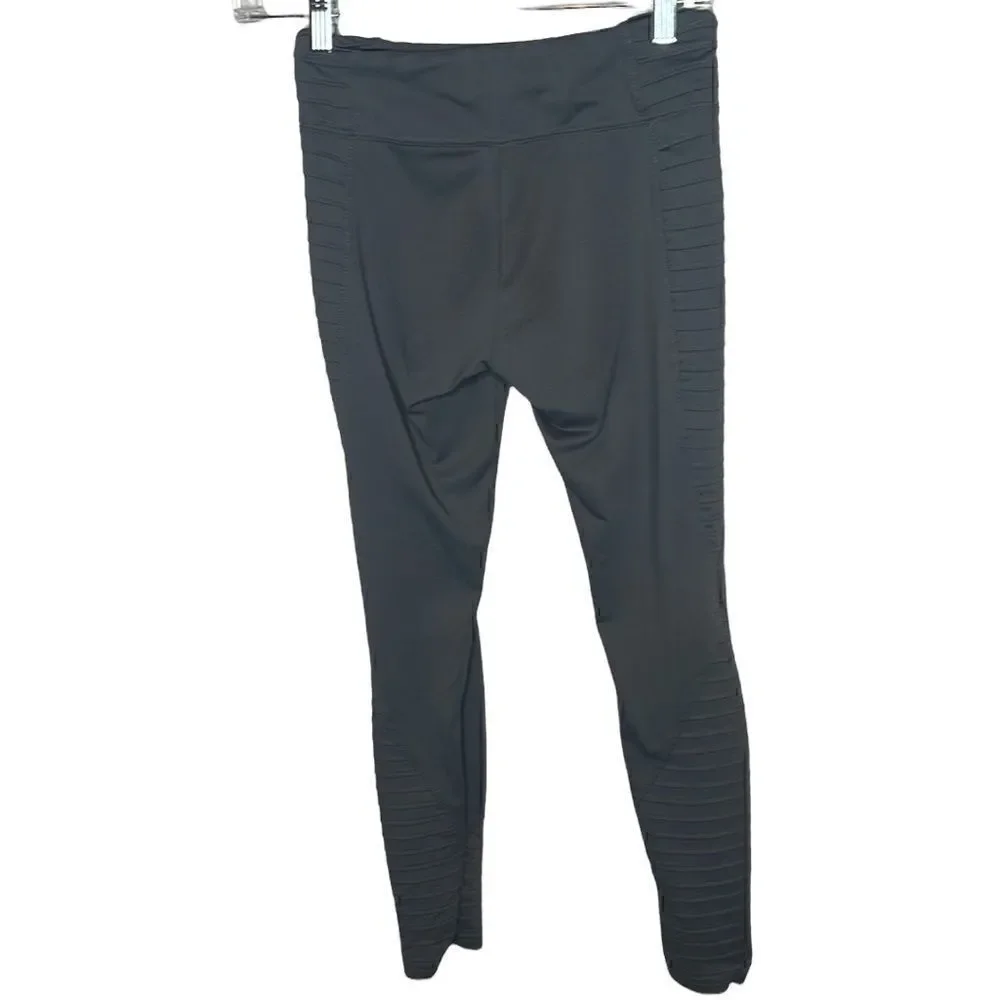 Justice Active Full Length Grey Girls Leggings. Size 12.